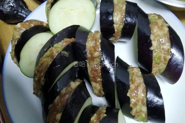 炸茄盒的做法图解4