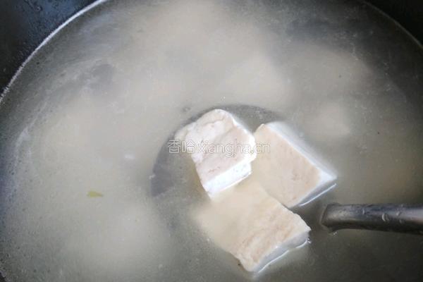 小白菜枸杞豆腐汤的做法图解13
