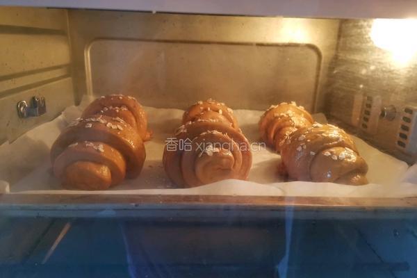 红糖红枣面包卷的做法图解14
