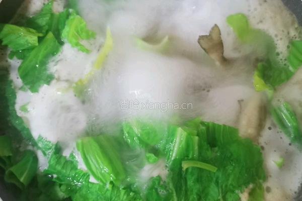鲜甜的泥猛鱼芥菜汤的做法图解7