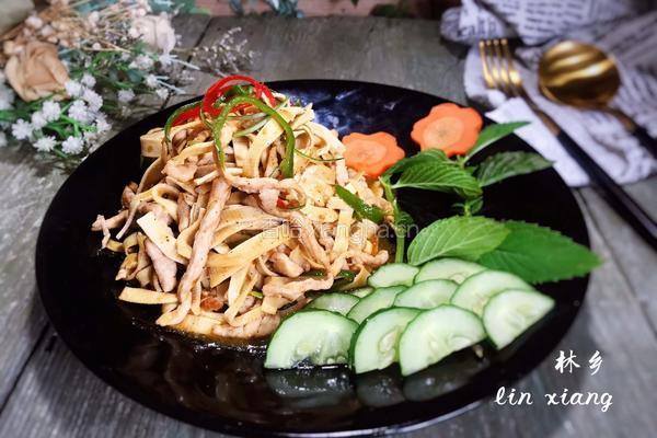 豆腐皮炒肉的做法图解20