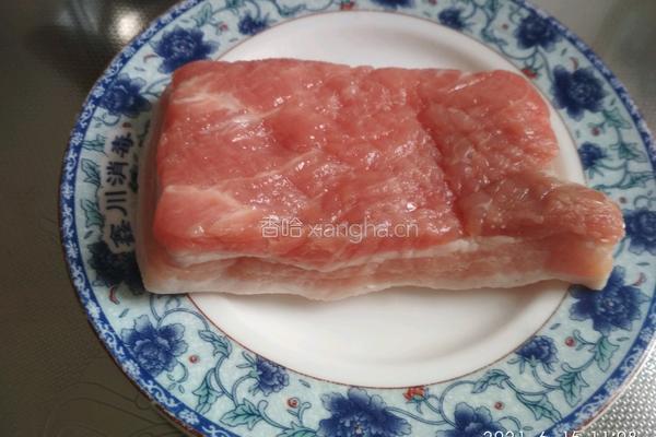 五花肉炖芸豆的做法图解2