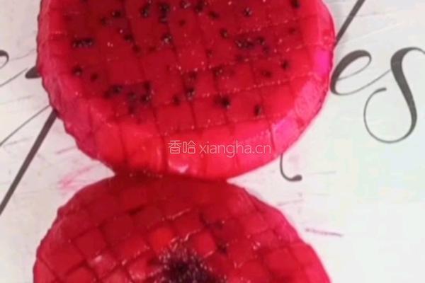 火龙果酸奶冰粉的做法图解1