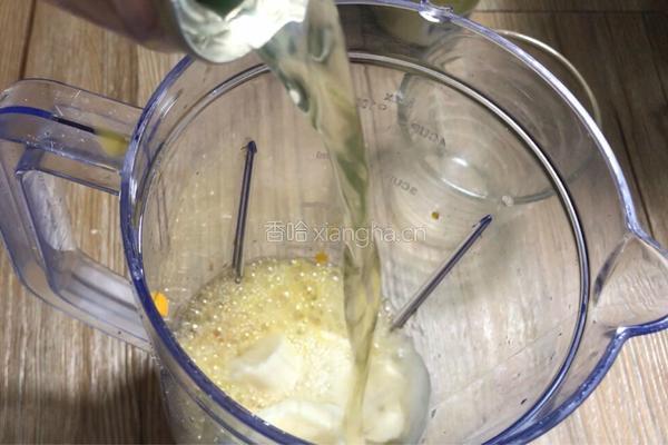 芒果香蕉气泡饮的做法图解4