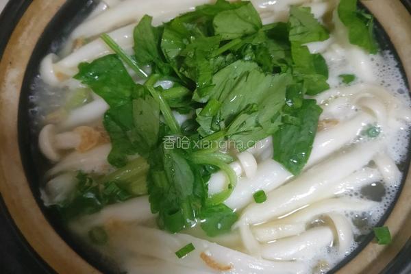 海鲜菇豆腐汤的做法图解7