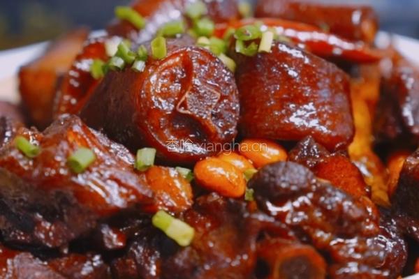 南乳黄豆焖猪尾排骨的做法图解6