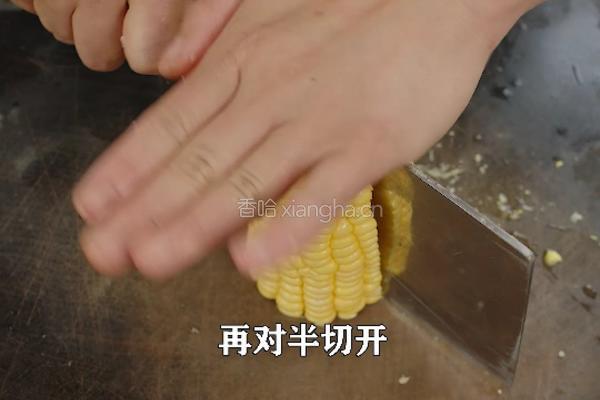 桐子叶（玉米叶）粑粑 香甜软糯的做法图解2