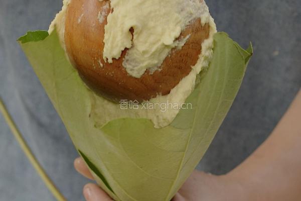 桐子叶（玉米叶）粑粑 香甜软糯的做法图解6