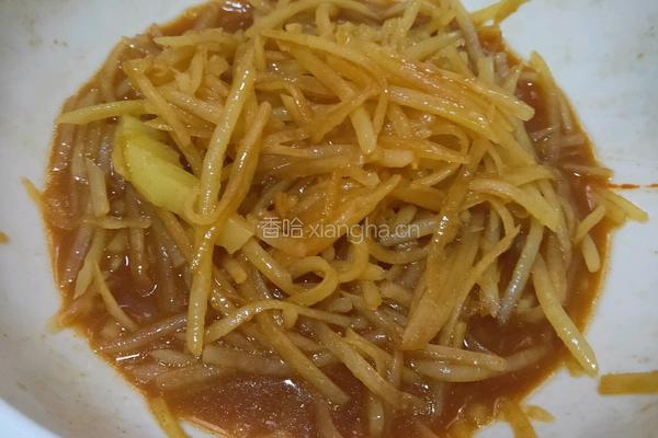 酸辣土豆丝的做法图解7