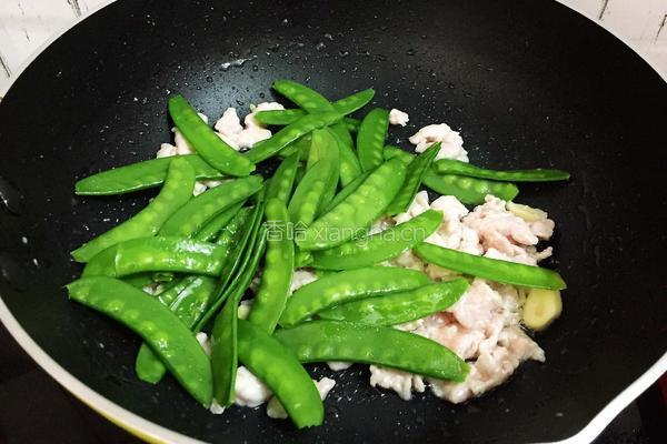 荷兰豆炒肉的做法图解9