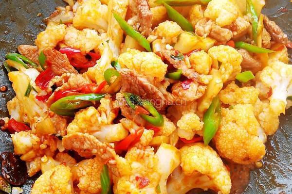 干锅花菜的做法图解10