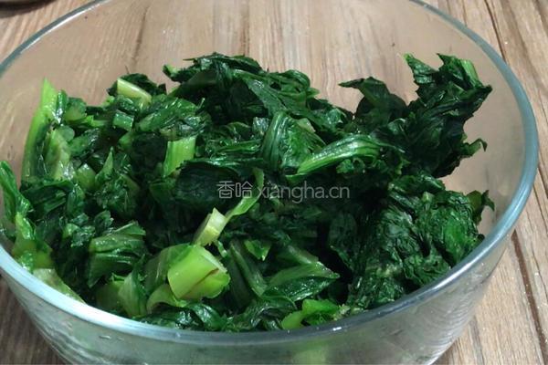 蒜香苦麻菜的做法图解8