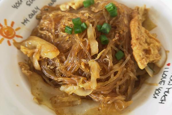 包菜炒粉丝的做法图解8