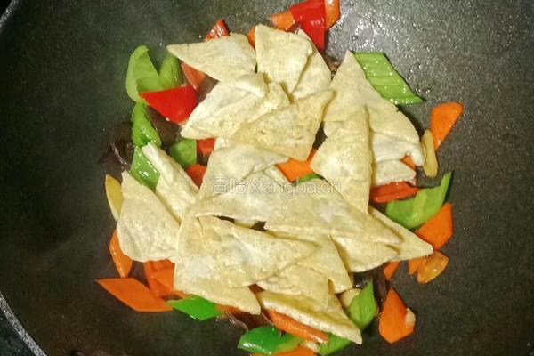 杂蔬炒豆腐的做法图解9