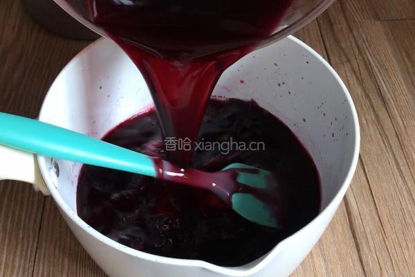 桑葚子酸奶冰粉的做法图解4