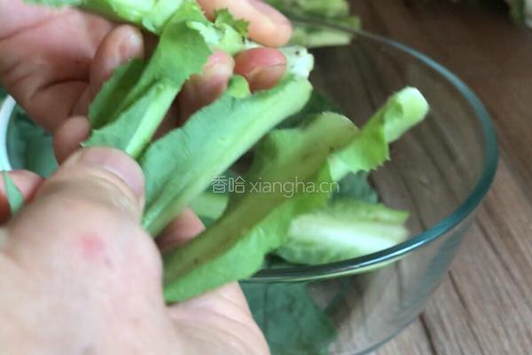 生拌苦麻菜的做法图解1