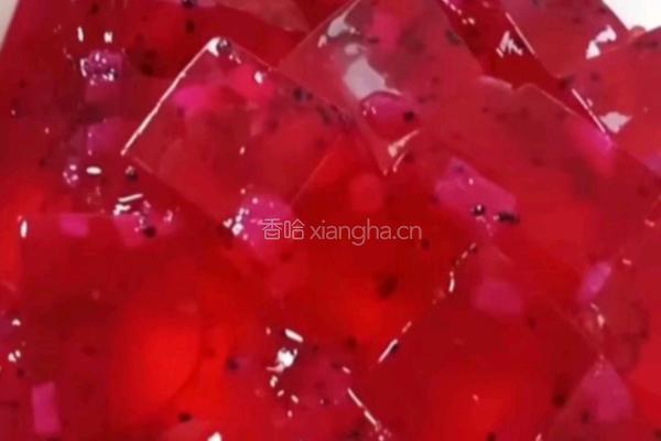 火龙果酸奶冰粉的做法图解10