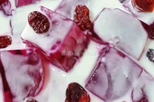 火龙果酸奶冰粉的做法图解12