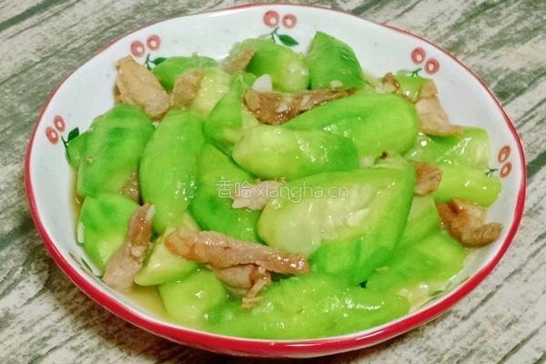 丝瓜炒猪肉的做法图解16