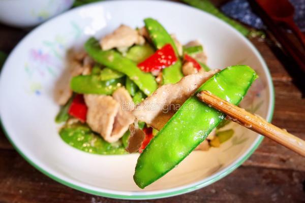 荷兰豆炒瘦肉的做法图解17