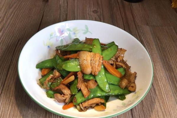 五花肉炒荷兰豆的做法图解16