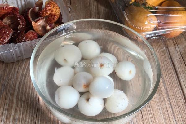 网红酸奶荔枝冻的做法图解2