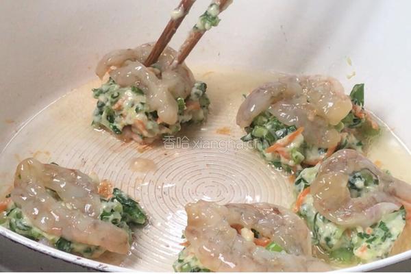 蔬菜虾仁饼的做法图解13