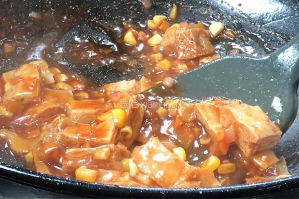 糖醋冻豆腐的做法图解13