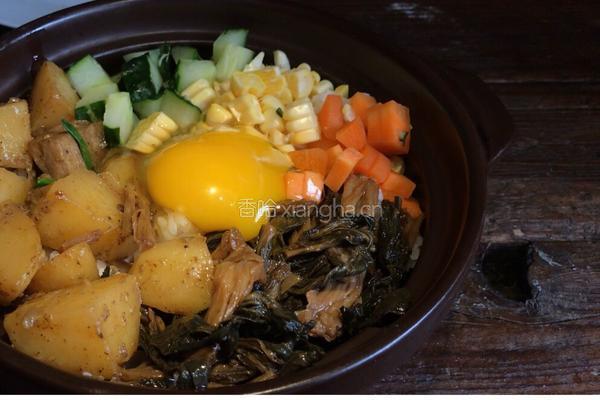 剩菜剩饭煲仔饭的做法图解6