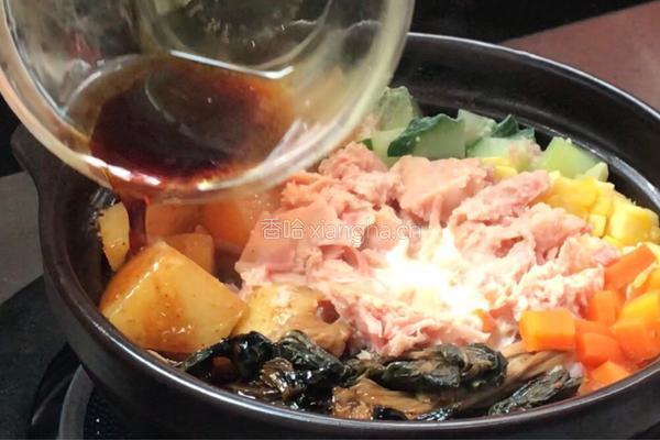 剩菜剩饭煲仔饭的做法图解12