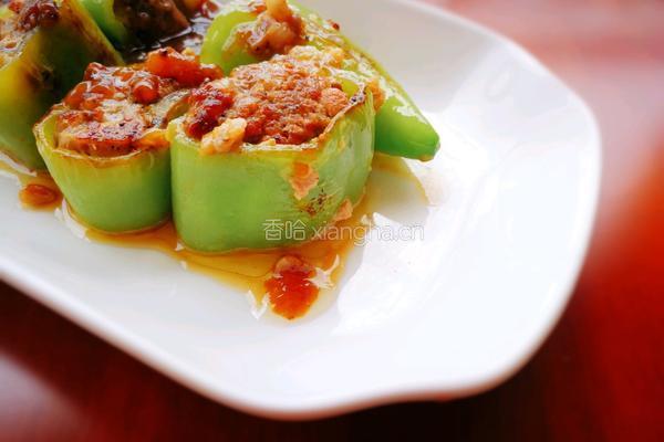虎皮青椒酿肉的做法图解7