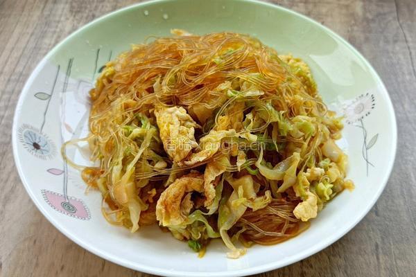 洋白菜炒粉丝的做法图解12