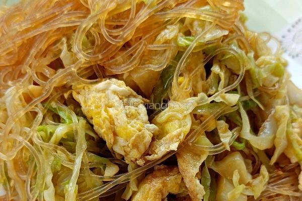 洋白菜炒粉丝的做法图解11