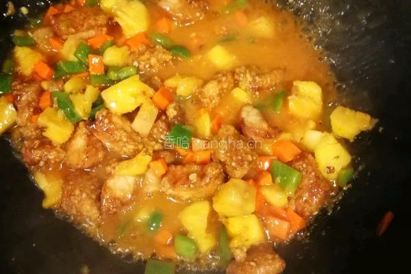 菠萝咕噜肉的做法图解9