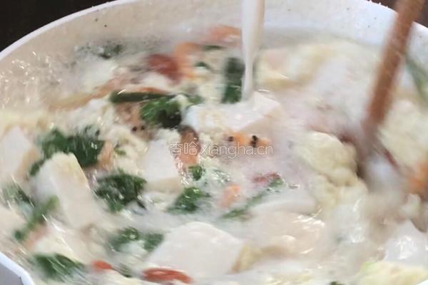 鸡蛋豆腐汤的做法图解13
