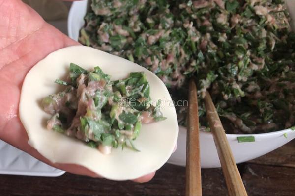 马齿苋韭菜馅饺子的做法图解12