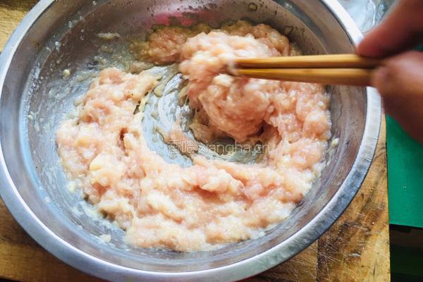 清汤鸡肉馄饨的做法图解2