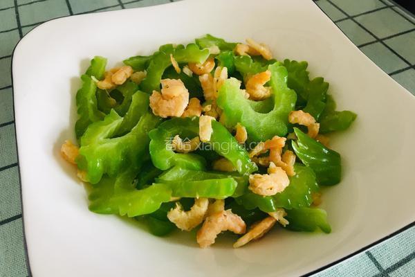 海米拌苦瓜的做法图解9