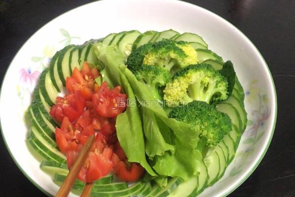 鸡肉蔬菜沙拉的做法图解10