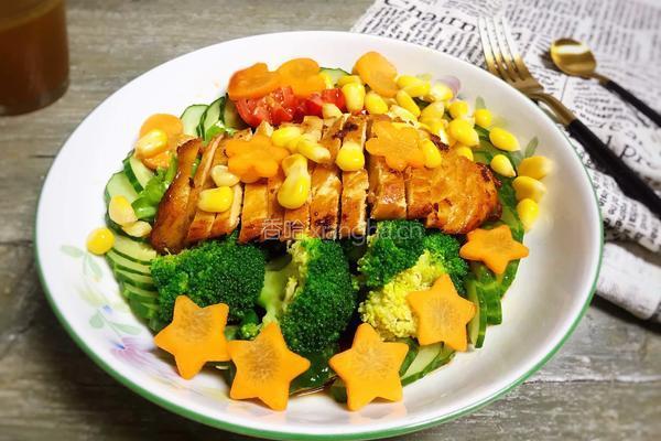 鸡肉蔬菜沙拉的做法图解14