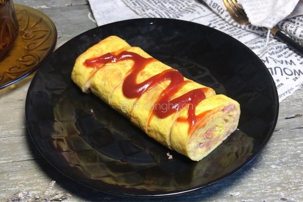 火腿芝士玉子烧的做法图解14