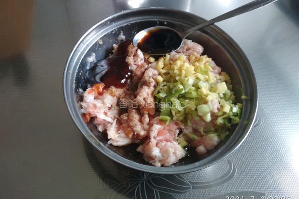 蒸茄盒的做法图解5