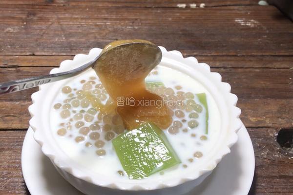 黄瓜冰粉西米露的做法图解18