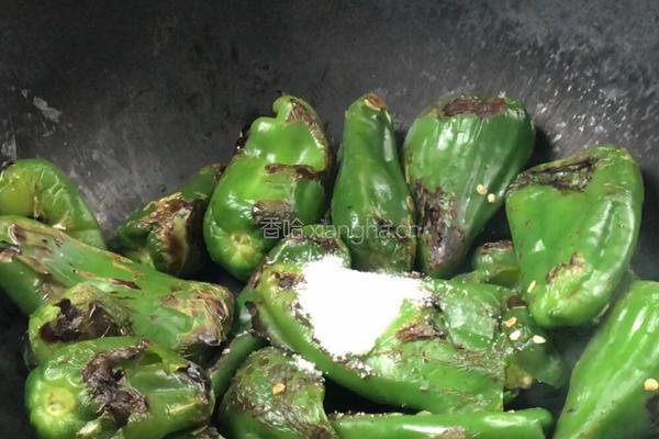 蒜爆青椒的做法图解7