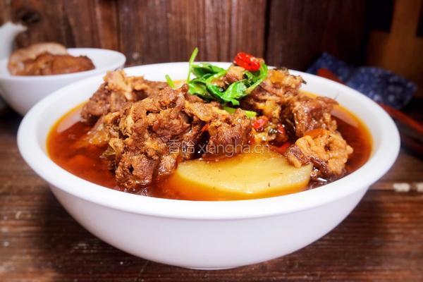 萝卜炖羊肉的做法图解21
