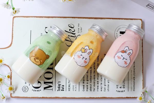 自制缤纷水果撞奶的做法图解9