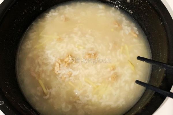 皮蛋瘦肉粥的做法图解6