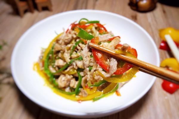 甜椒肉丝的做法图解15
