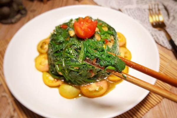 轻食红薯叶的做法图解16