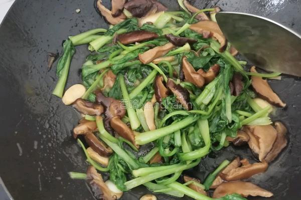 香菇青菜的做法图解6